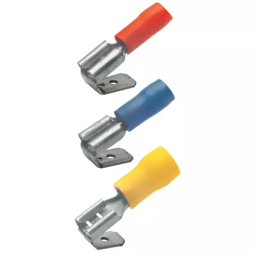 720AZ Gniazdo płaskie izolowane z bocznym przyłączem 0,5-1mm2 / 6,3mm / 100szt. 2
