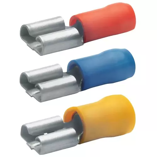 750BZ Gniazdo płaskie izolowane 4,6mm2 / 6,3mm / Brąz / 100szt. 2