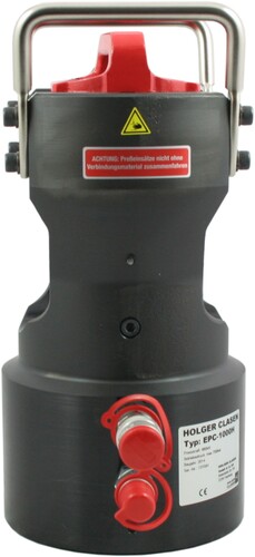 EPC 1000-H Głowica hydrauliczna 980kN / 300-1600 mm2 2