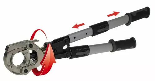 MP22W Praska mechaniczna 6-300mm2 z walizką 2