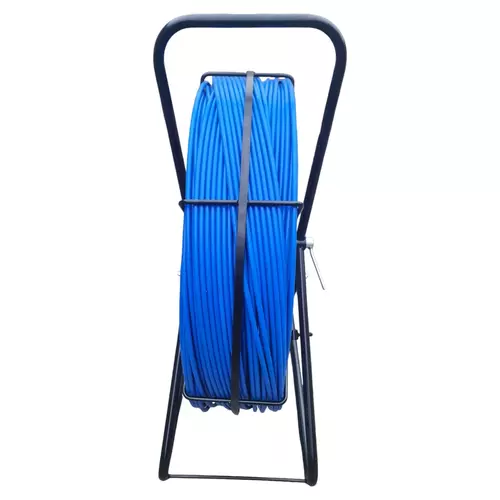 WSZ13350BB Włókno szklane do wciągania kabli na stojaku malowanym proszkowo 13mm/350m 3