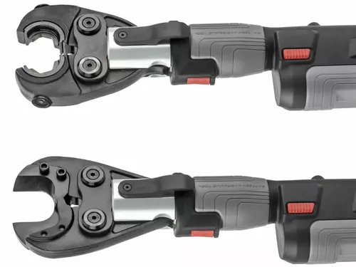 EK300N Praska akumulatorowa z wymiennymi głowicami 62 kN / 6-300 mm2 4