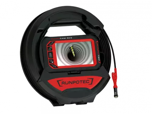11149 RC3 Cyfrowa kamera inspekcyjna / 15m + RUNPOSTICKS Comfort / RUNPOTEC 2