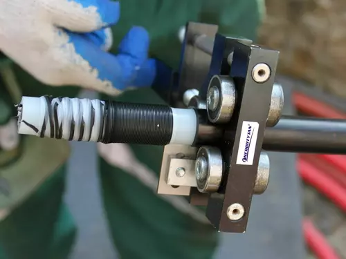E007 Zestaw walizkowy korowarki KSK-400 do ekranu wytłaczanego 70-400mm2 4