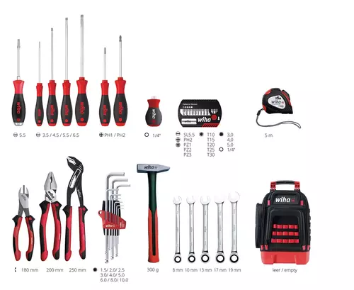 Plecak na narzędzia mechanic 41 cz. / WIHA 45529 2