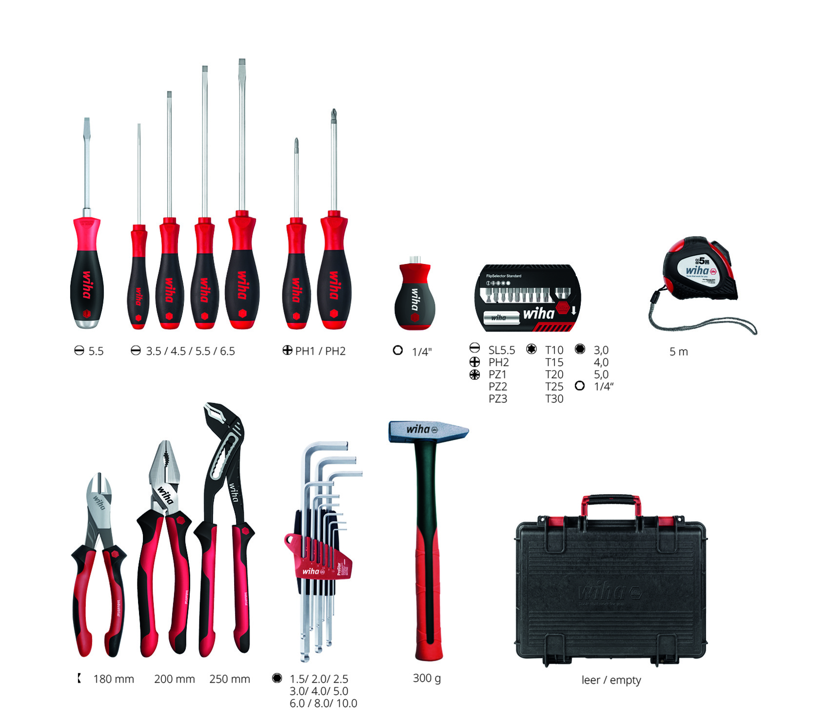 Walizka narzędziowa Basic L mechanic 36 cz. / WIHA 45531 4