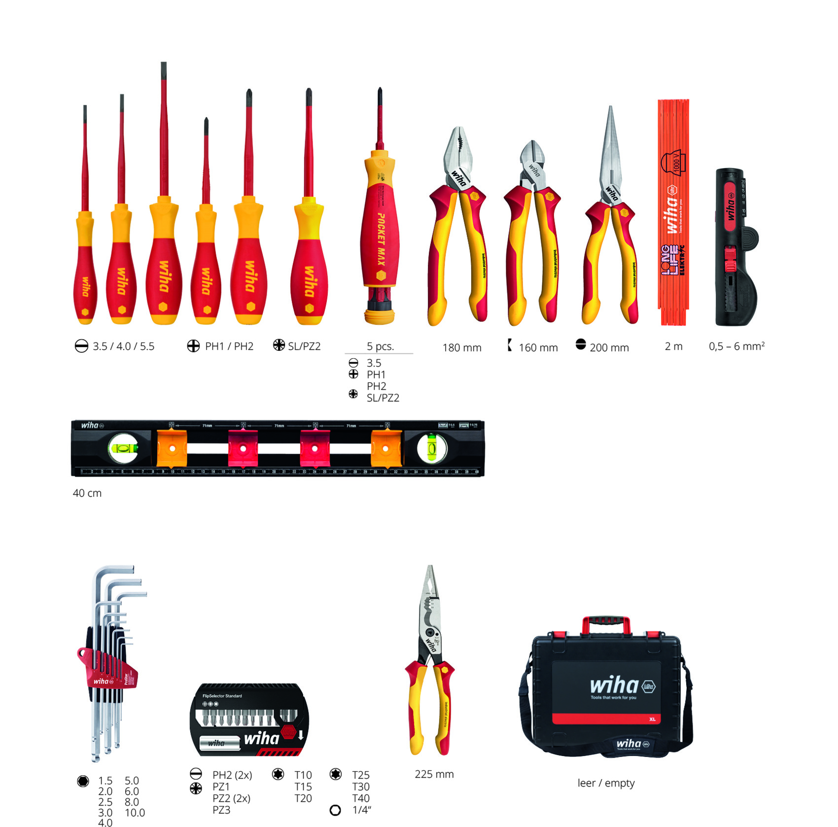Walizka narzędziowa XL 2 electric 41-cz. / WIHA 46816 3