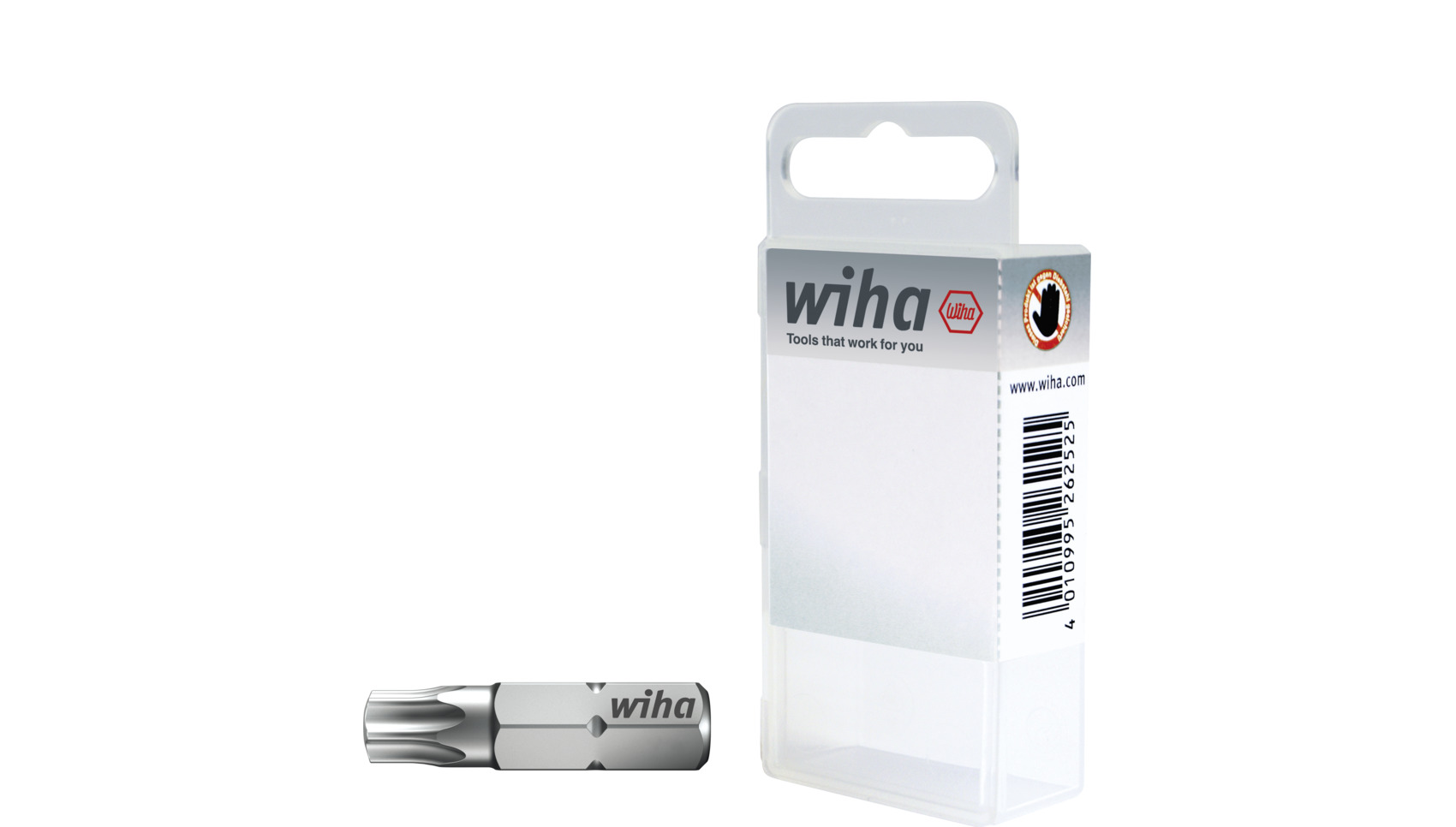Bit Standard 25 mm TORX® 1/4" C6,3 T7 / WIHA 01713 2