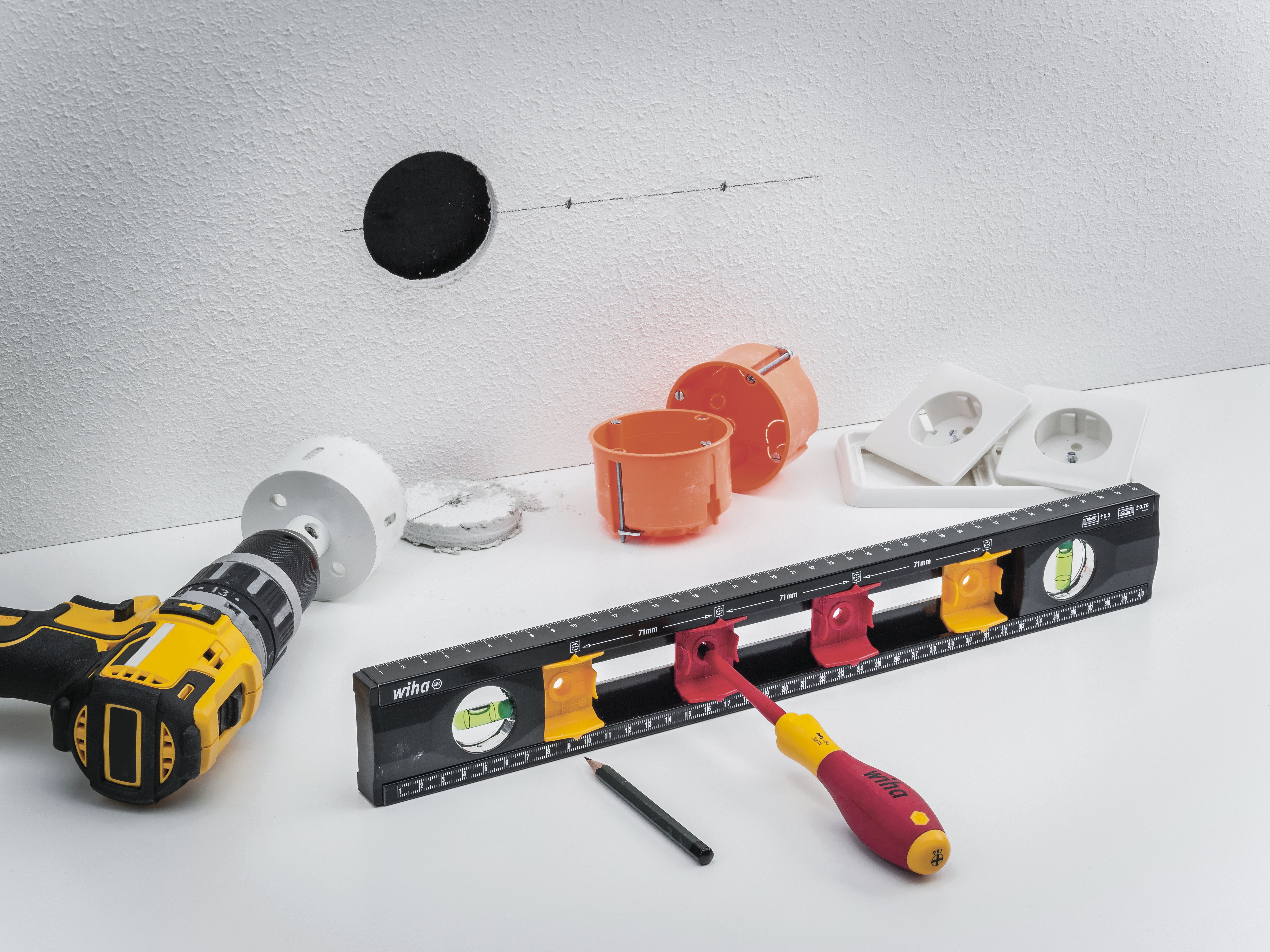 Poziomica dla elektryków 40 cm / WIHA 42074 2