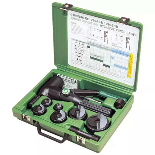 Wycinak hydrauliczny do otworów M16-M40 Quick Draw KLAUKE / GREENLEE 50356160SET 2