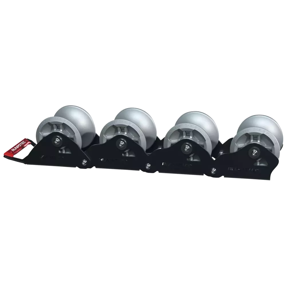 10199 Rolka kablowa kątowa z 4 rolkami Ø 130mm / 4500kg / RUNPOTEC 1