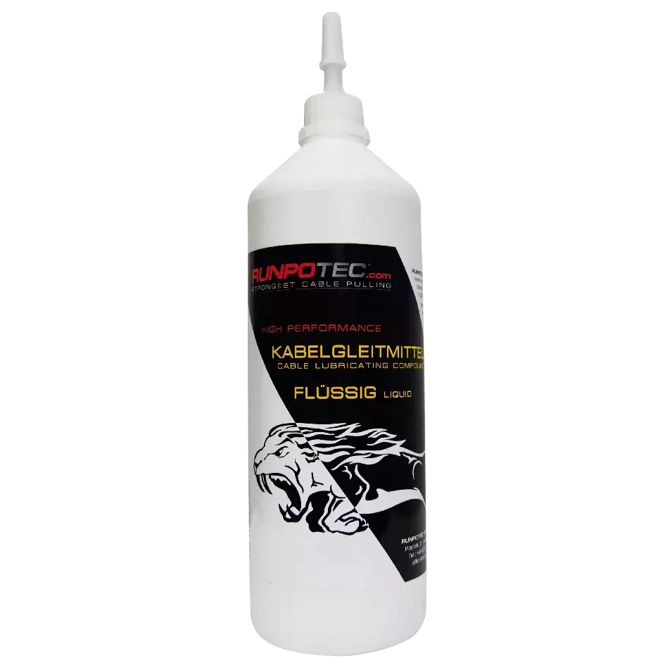 30063 Płyn poślizgowy do wciągania kabli 1000ml / RUNPOTEC 1