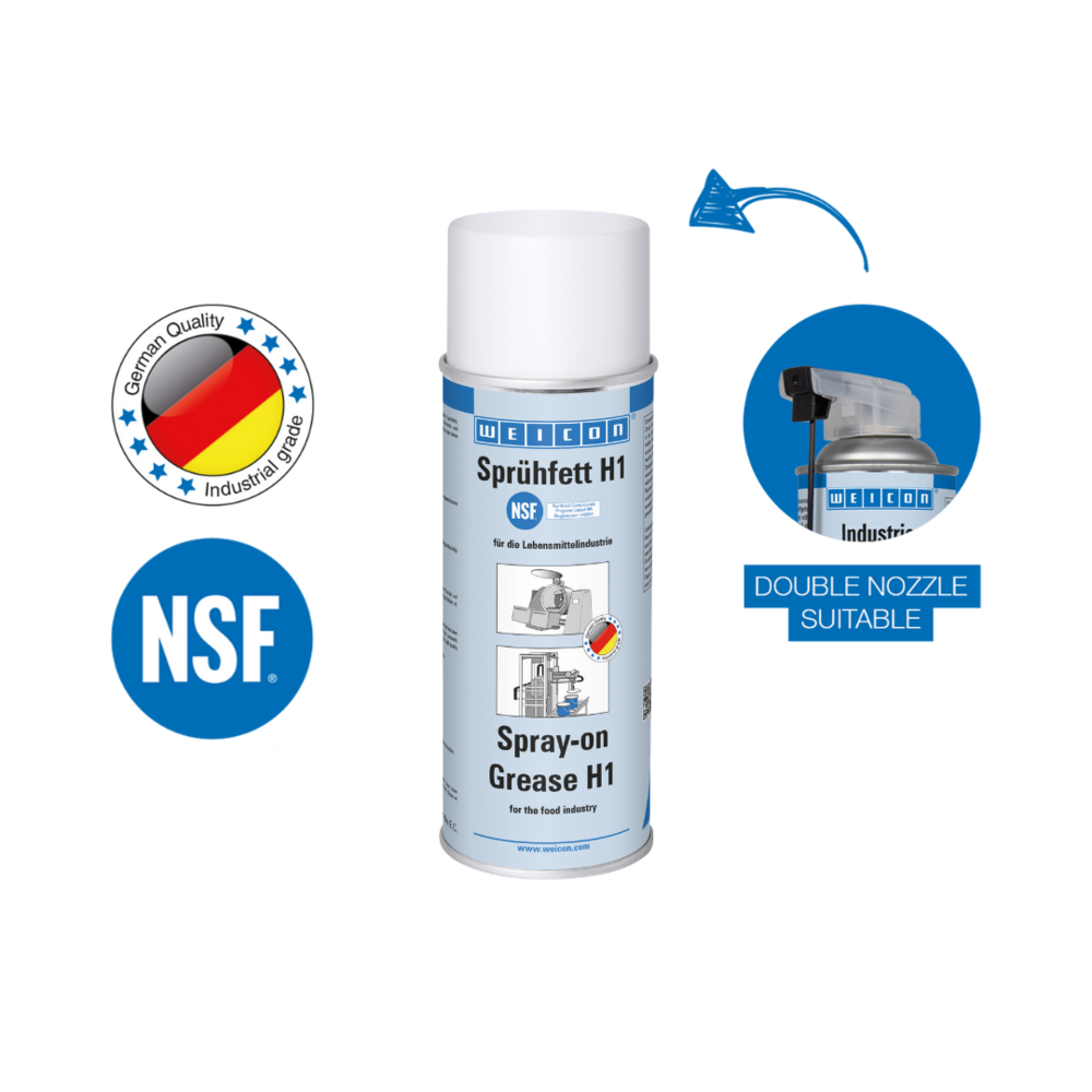 WEICON 11541400 / Spray-on Grease H1 400 ml 1