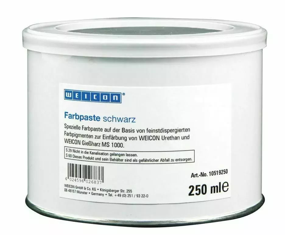 WEICON 10519250 / Colour Paste Black 250 g 1