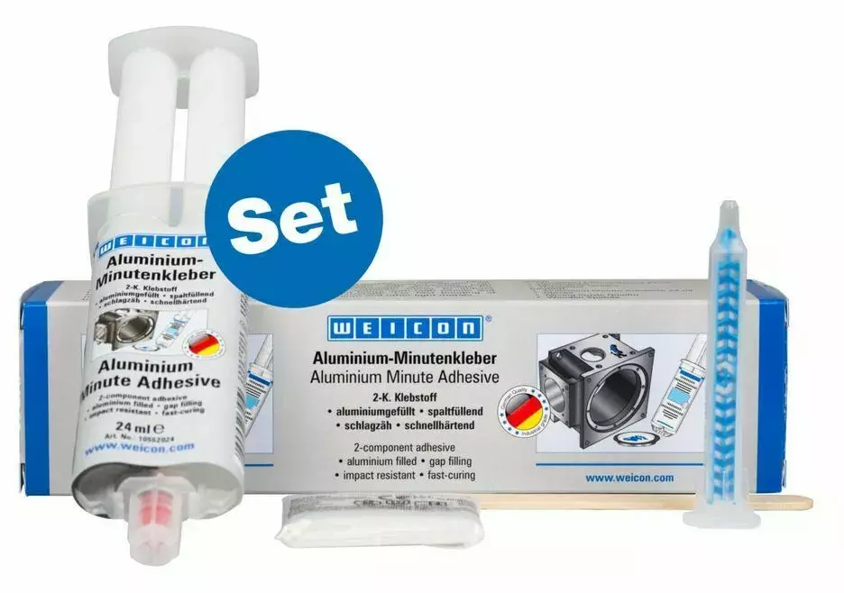 WEICON 10552025 / Aluminium Minute Adhesive Set 1