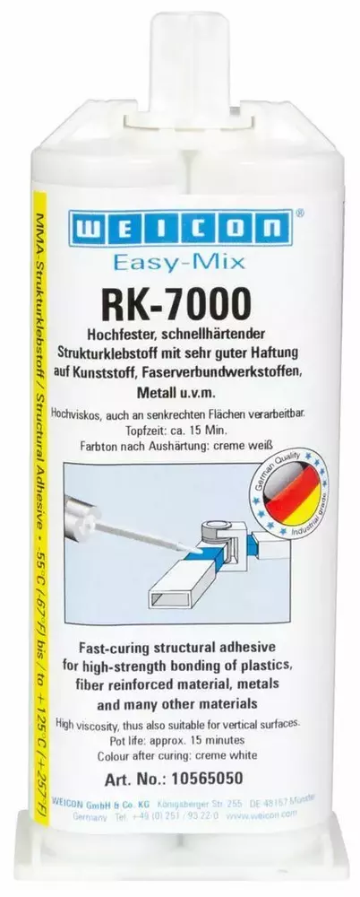 WEICON 10565050 / Easy-Mix RK-7000 Structural Acrylic Adhesive 50 g 1