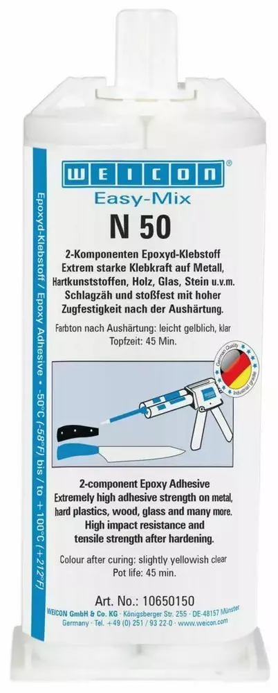 WEICON 10650150 / Easy-Mix N 50 Epoxy Adhesive 50 ml 1