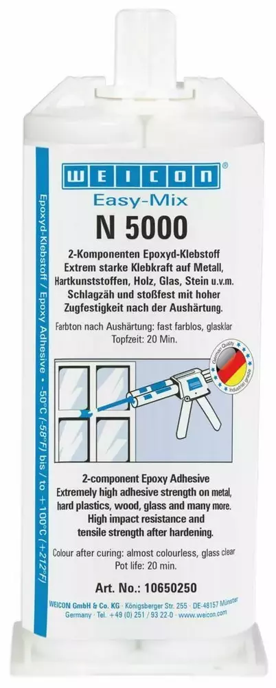 WEICON 10650250 / Easy-Mix N 5000 Epoxy Adhesive 50 ml 1