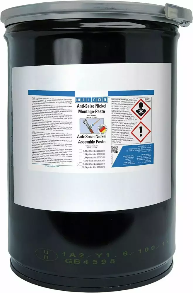 WEICON 26050920 / Anti-Seize Nickel Assembly Paste 20 kg 1