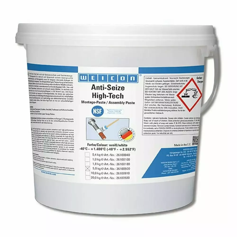 WEICON 26100500 / Anti-Seize High-Tech Assembly 5 kg 1