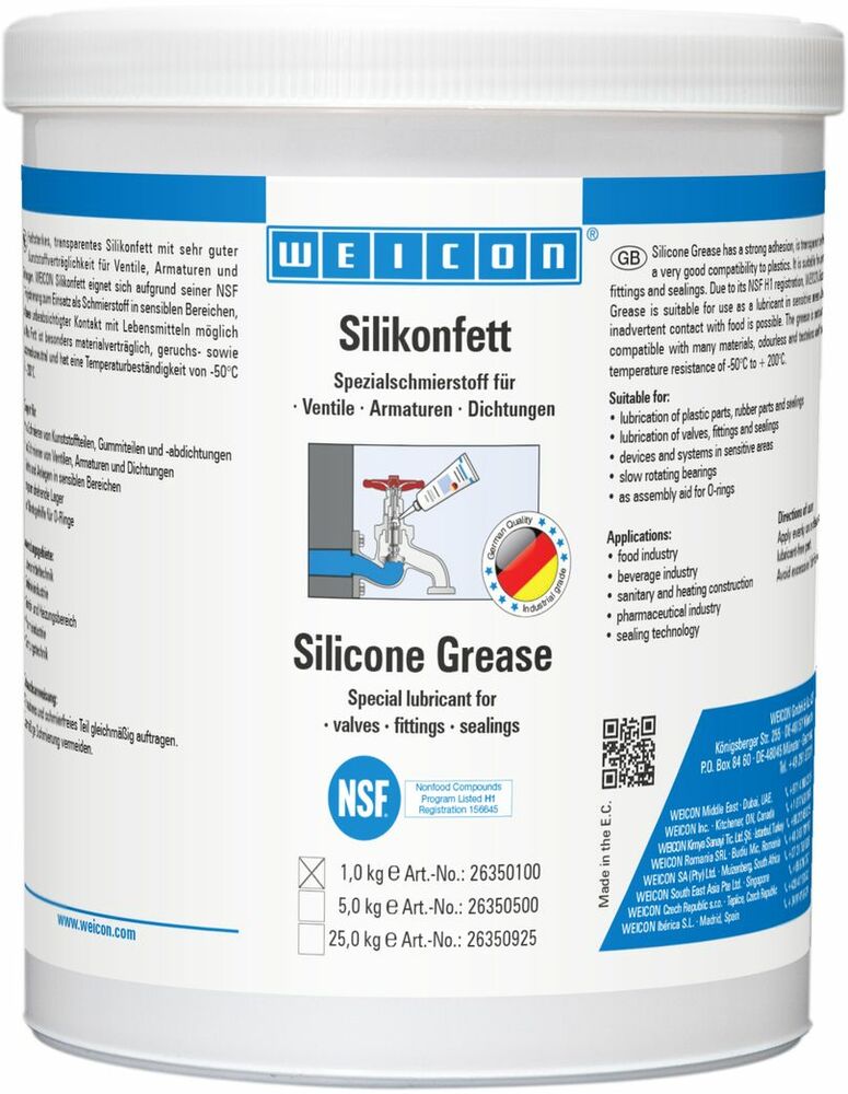 WEICON 26350100 / Silicone Grease 1,0 kg 1