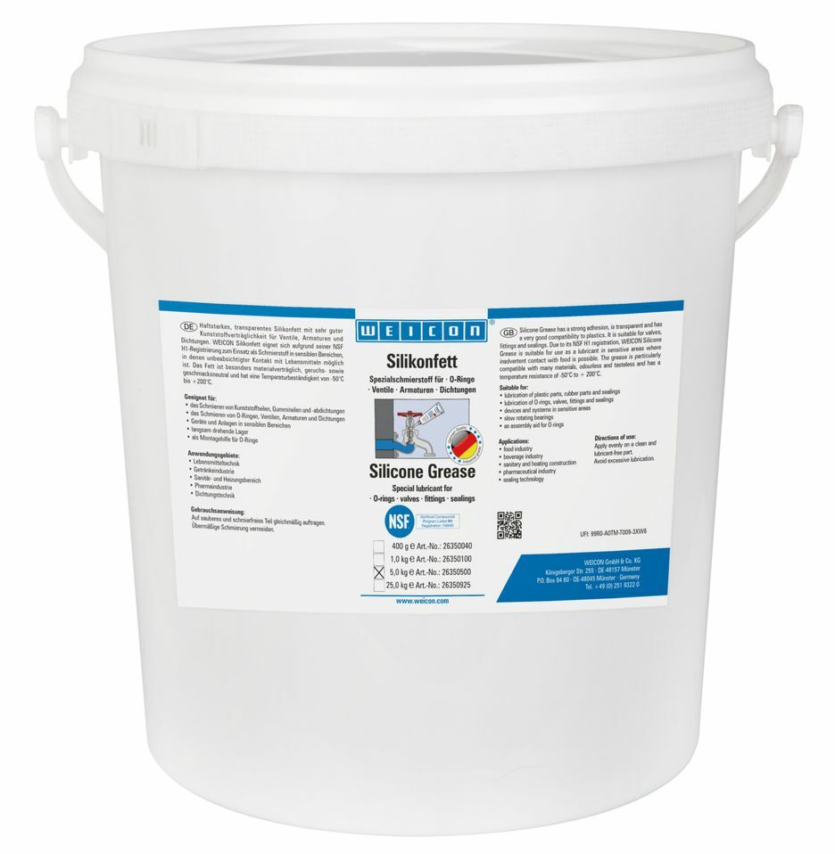 WEICON 26350500 / Silicone Grease 5,0 kg 1
