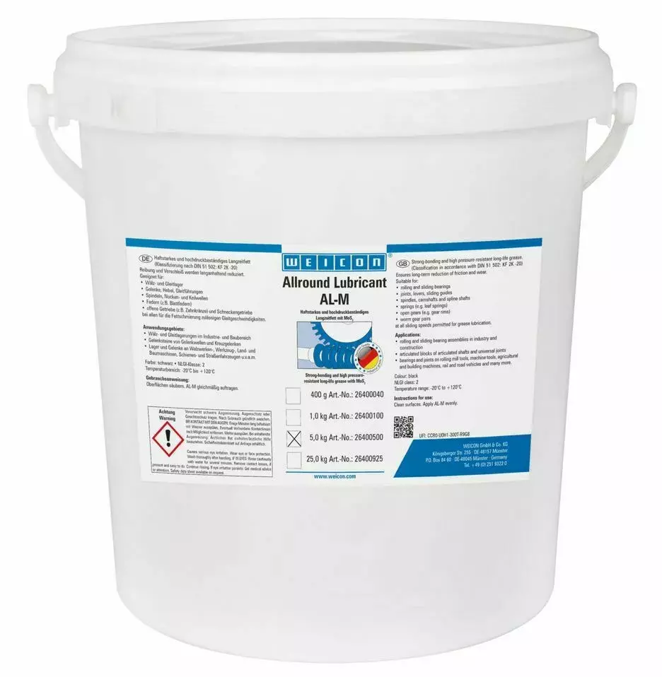 WEICON 26400500 / AL-M High Performance Grease 5 kg 1