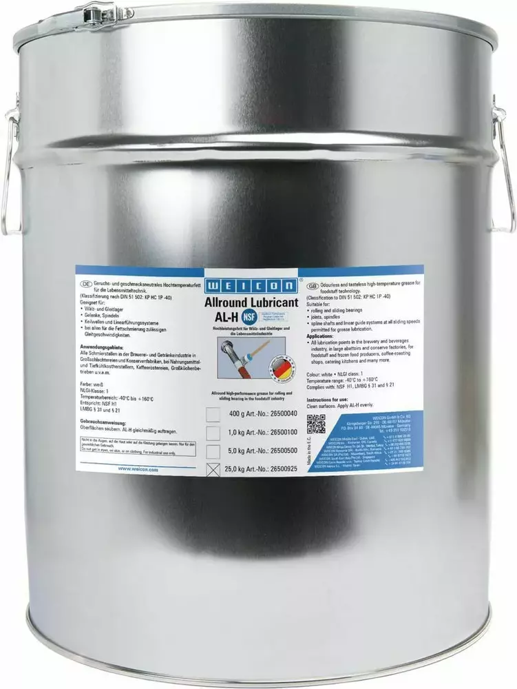 WEICON 26500925 / AL-H High Performance Grease 25 kg 1