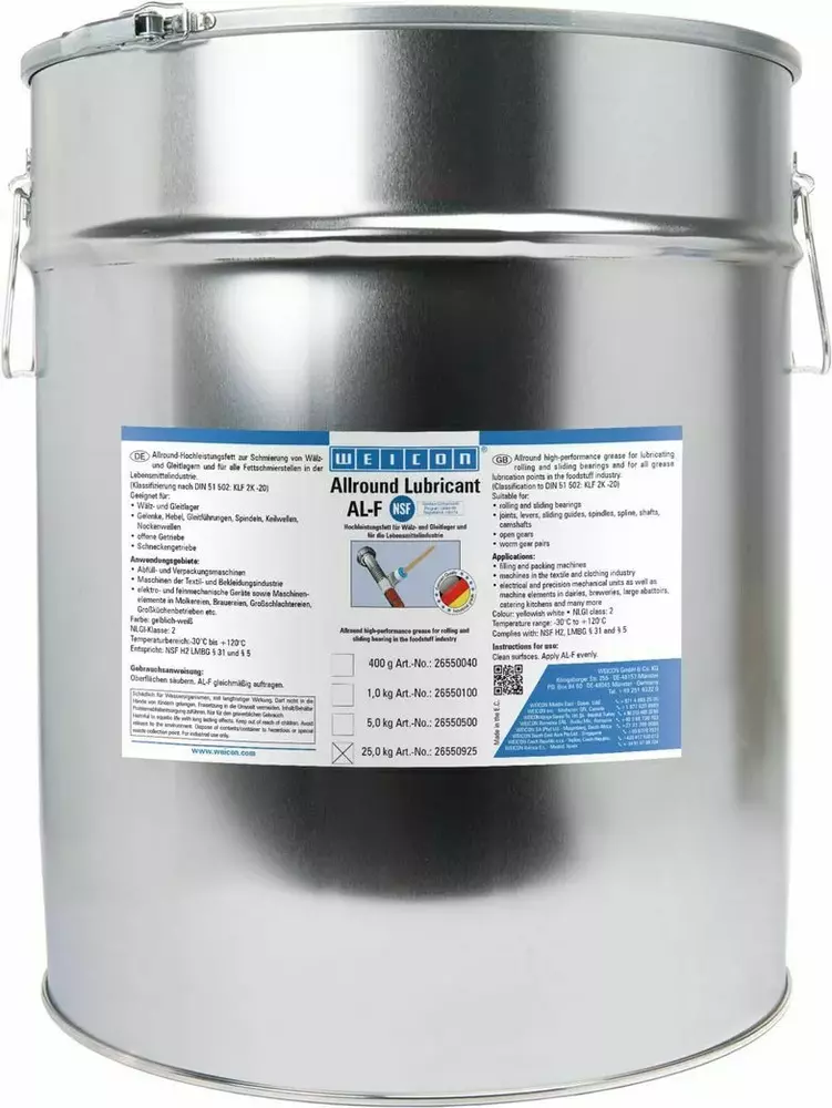 WEICON 26550925 / AL-F High Performance Grease 25 kg 1