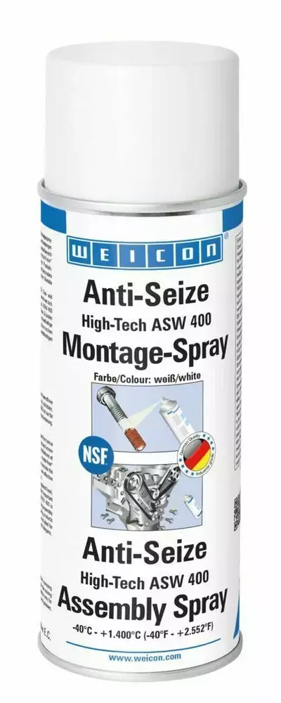 WEICON 27050400 / Anti-Seize High-Tech Spray 400 ml 1