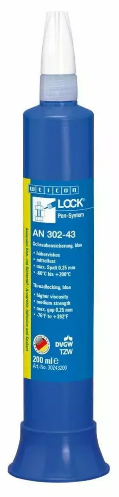WEICON 30243200 / WEICONLOCK® AN 302-43 200 ml Threadlocking 1