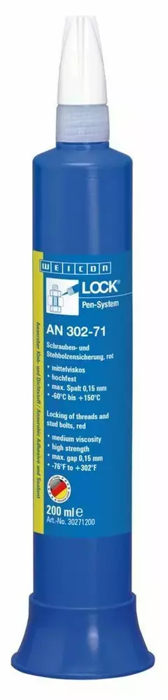 WEICON 30271200 / WEICONLOCK® AN 302-71 200 ml Locking of Threads&Stud Bolts 1