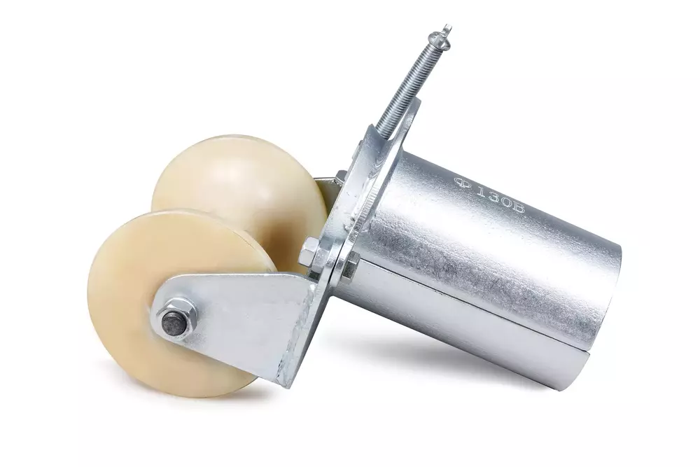 PKP80 Przejście kablowe proste do rur 80mm z rolką 1