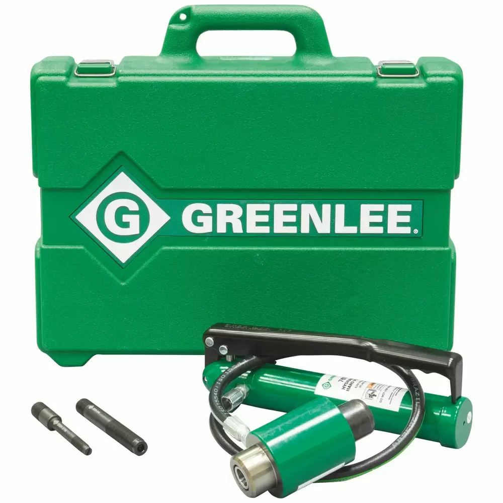 Wycinak hydrauliczny do otworów z pompą ręczną KLAUKE / GREENLEE 52084920 1