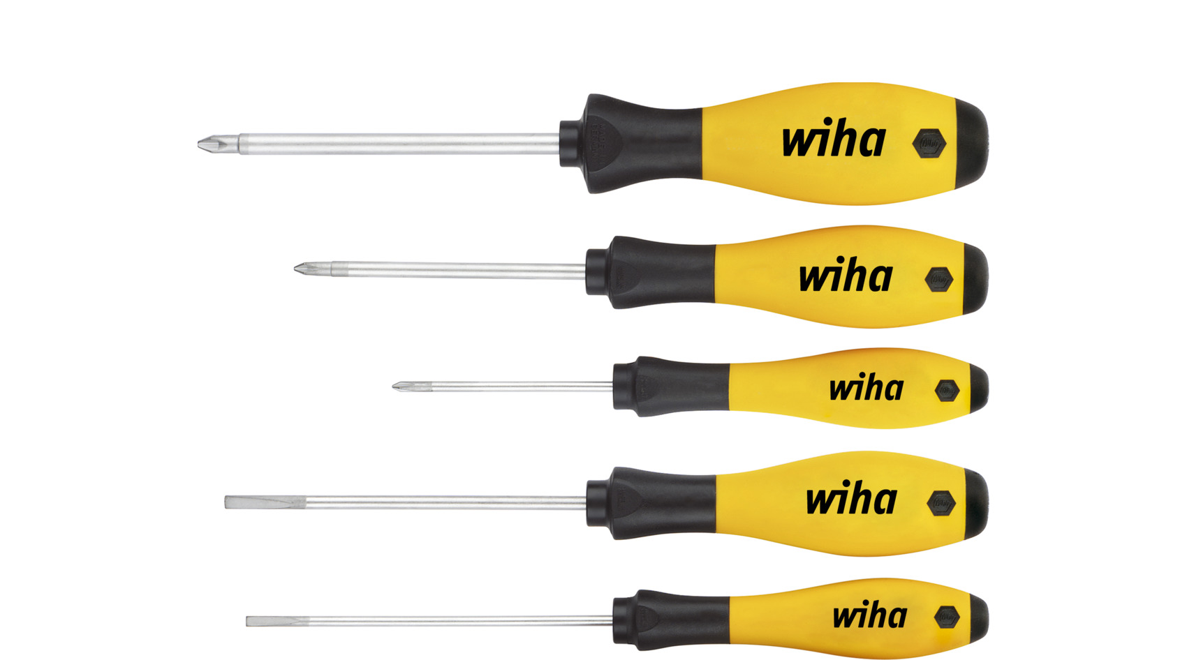 Zestaw wkrętaków SoftFinish ESD płaski, Phillips 5-cz. / WIHA 27252 1