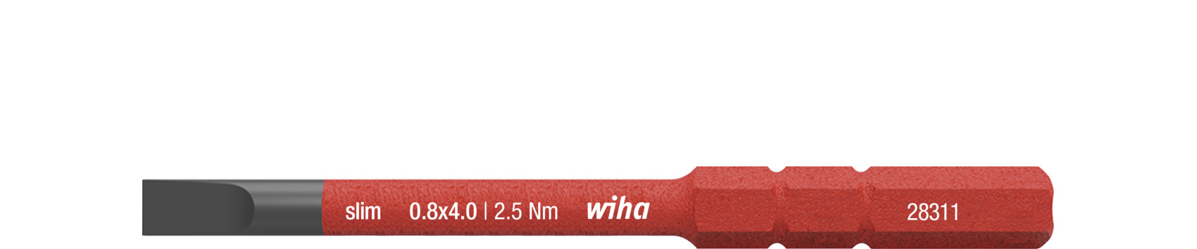 Bit slimBit electric płaski 4.0 mm x 75 mm / WIHA 34580 1