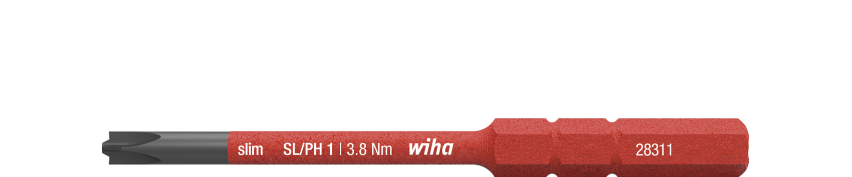 Bit slimBit electric PlusMinus/Phillips SL/PH1 x 75 mm / WIHA 34587 1