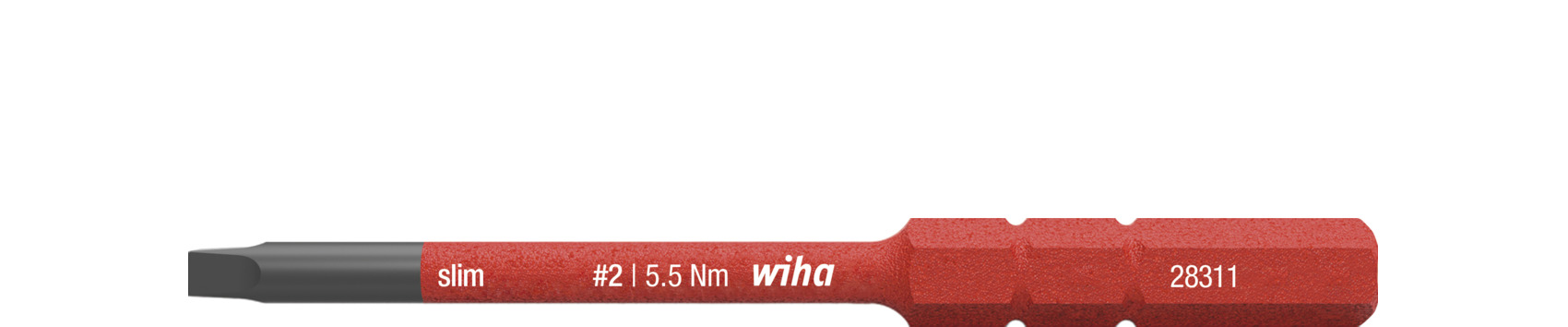 Bit slimBit electric czworokąt #2 x 75 mm / WIHA 35511 1