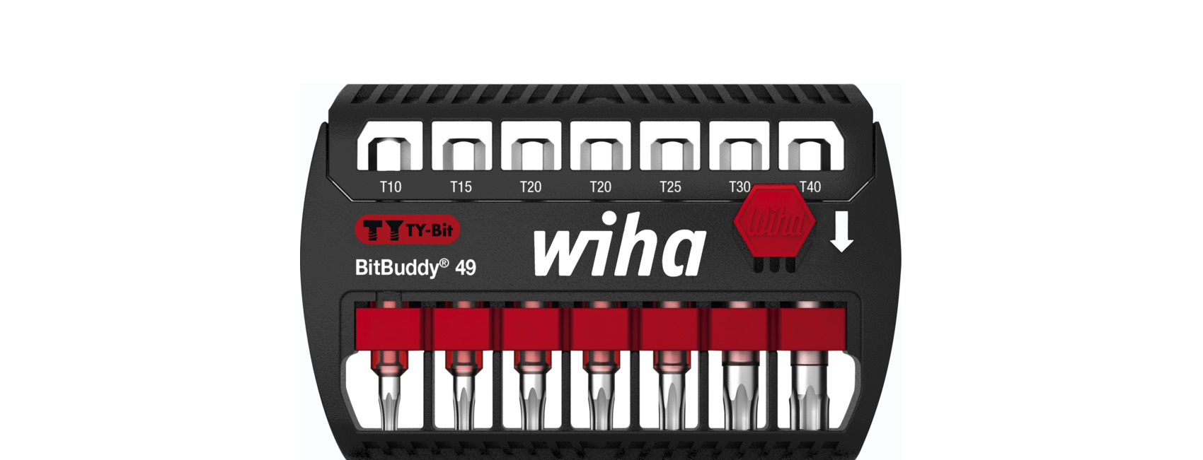 Zestaw bitów BitBuddy® Bit TY 49 mm TORX® 7-cz. 1/4″ E6,3 / WIHA 42115 1
