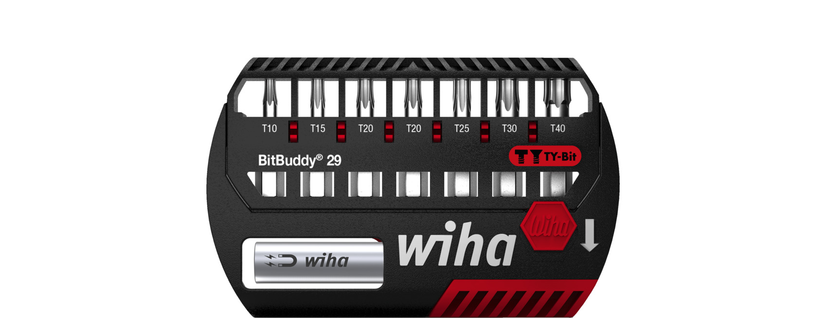 Zestaw bitów BitBuddy® Bit TY 29 mm TORX® 8-cz. 1/4″ C6,3 / WIHA 42136 1