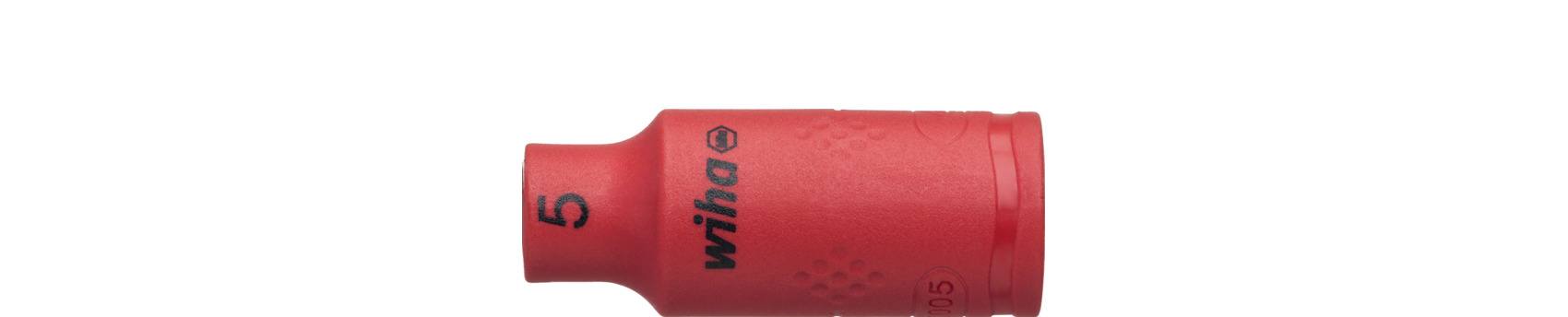 Nasadka klucza, izolowana sześciokąt zewnętrzny 1/4" 5.0 mm x 42 mm / WIHA 43089 1