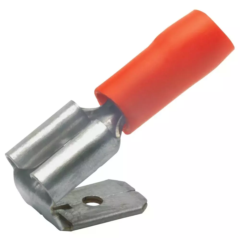 720AZ Gniazdo płaskie izolowane z bocznym przyłączem 0,5-1mm2 / 6,3mm / 100szt. 1