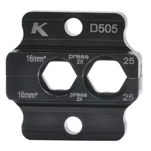 D504 Matryca do końcówek i złączek Cu DIN 6-16 mm2 / KLAUKE 1