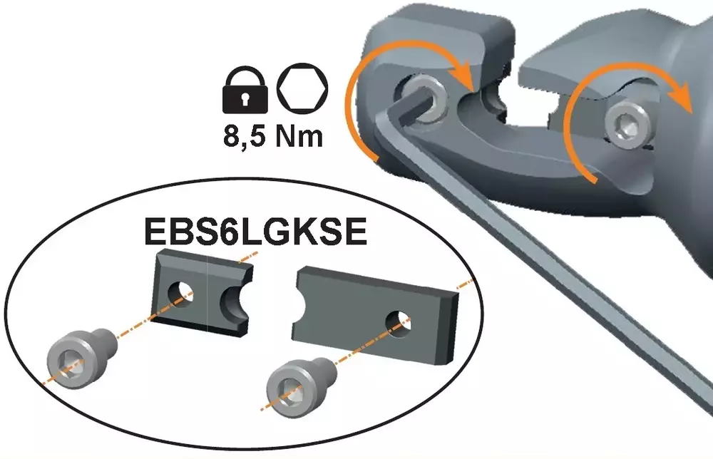 EBS6LGKSE Ostrze wymienne do nożyc EBS6LGKS / KLAUKE 1