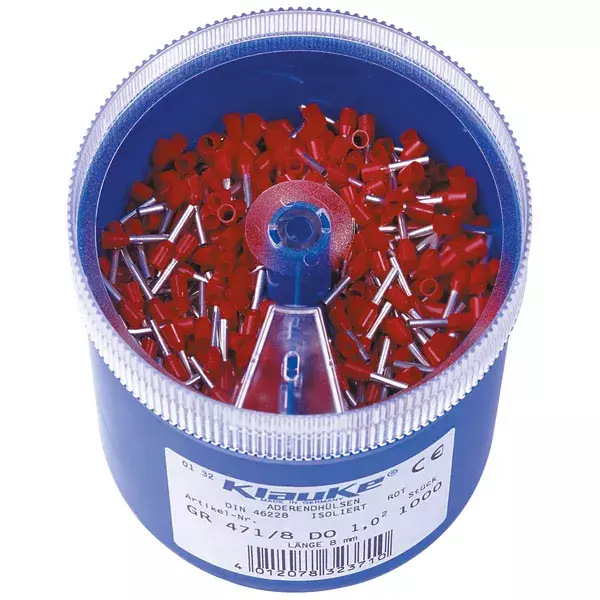 GR4718DO Zestaw tulejek izolowanych 1mm / 1000 szt. / KLAUKE 1