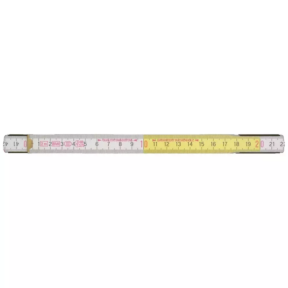 KL402 Miara drewniana rozkładana 2m / KLAUKE 1