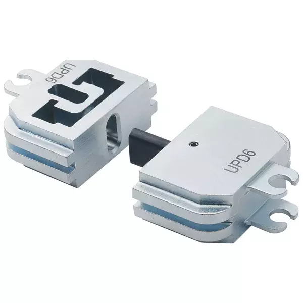 UPD6 Adapter do wycinania otworów w szynach TH 35x15, 32x15x9, 35x7,5 / KLAUKE 1