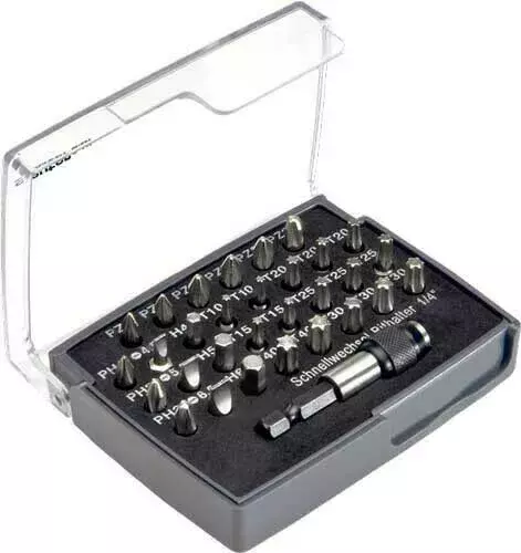 Zestaw bitów 1/4" 31-części 1
