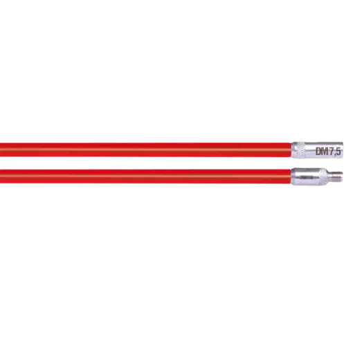 10045 Pręty RUNPOSTICKS Ø 7,5 mm, 2x1m / Czerwony / RTG Ø6 / RUNPOTEC 1