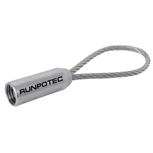 20427 Pętla 50mm z linki nierdzewnej Ø2mm / RTG Ø6 / RUNPOTEC 1